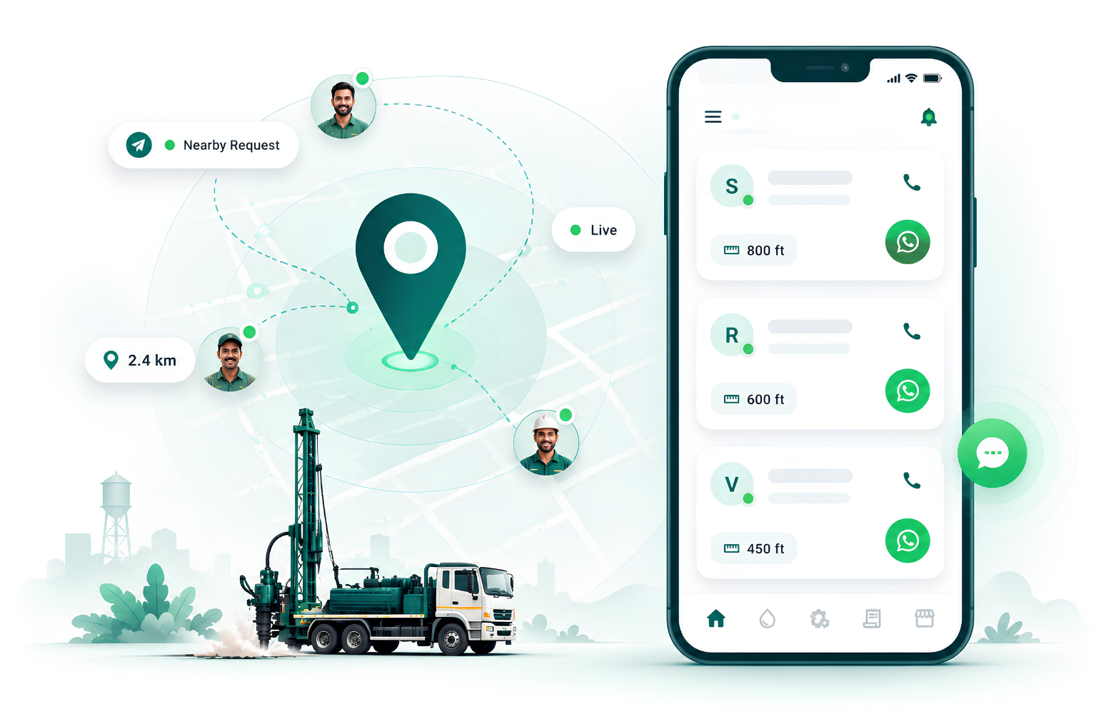 Seamless integrations dashboard illustration